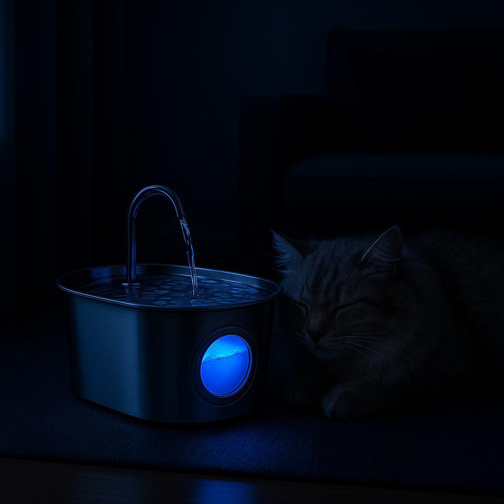 Fontaine à eau pour chat - Hydratation automatique, silencieuse et design moderne