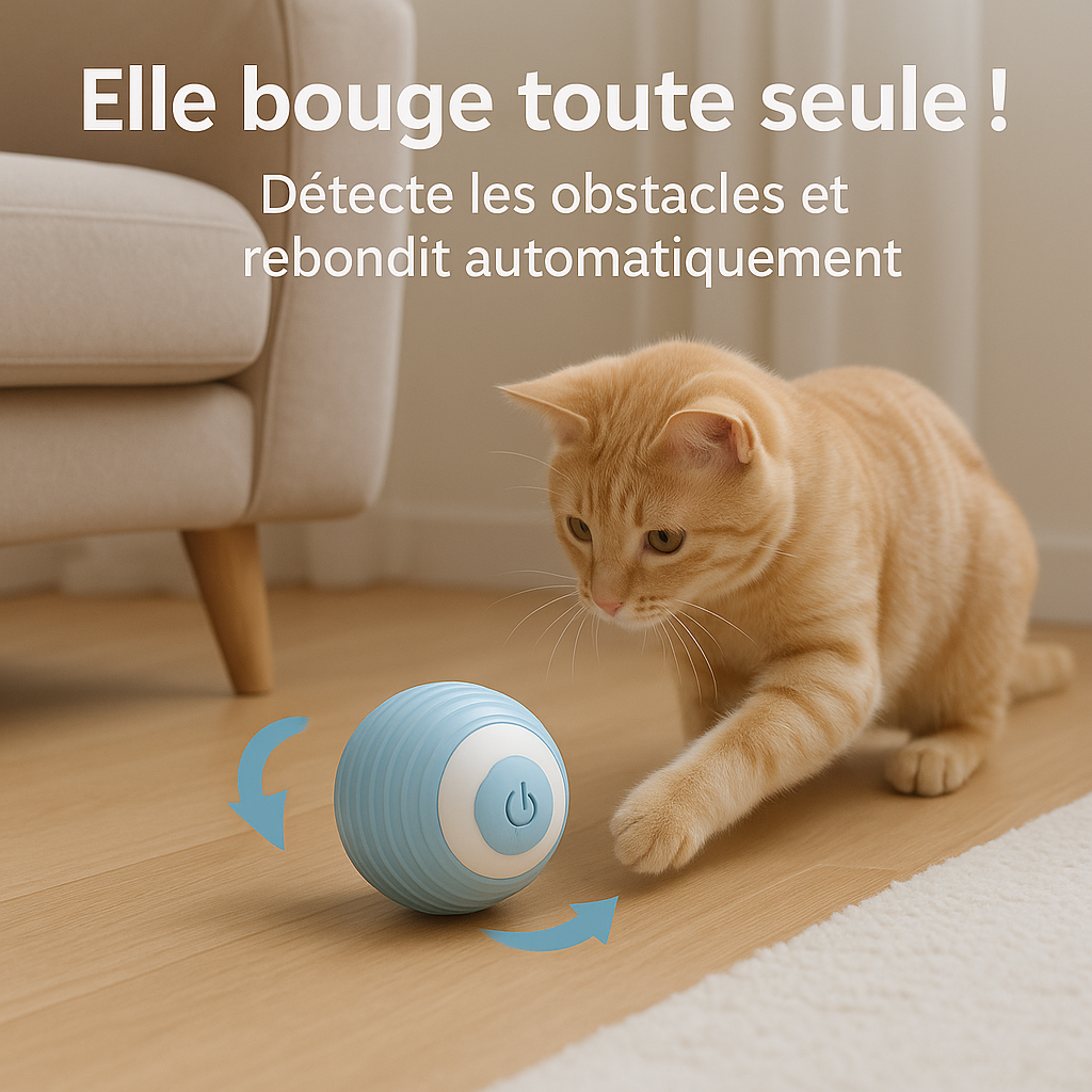 Balle intelligente pour chat - Jouet pour chat